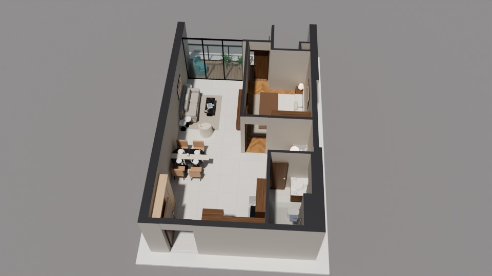 Mô hình 3D layout A2 Eaton Park