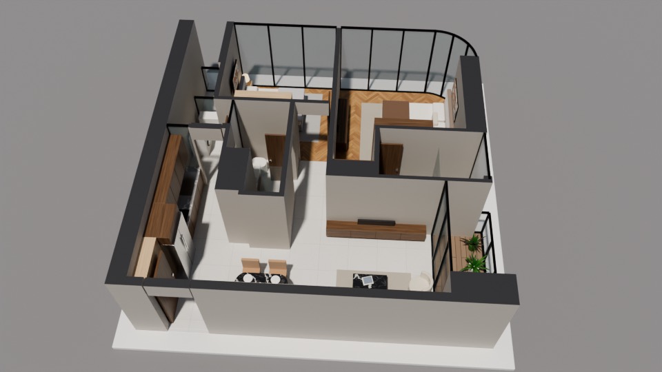 Mô hình 3D layout B4 Eaton Park
