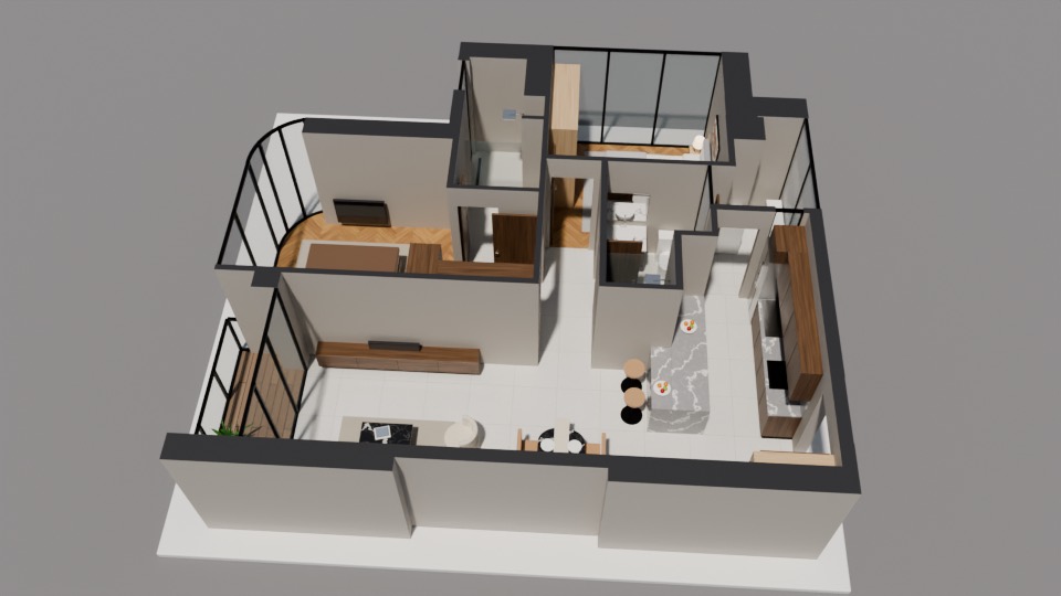 Mô hình 3D layout B5 Eaton Park